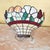 Vintage Tiffany-Style Fruit Stained Glass Hanging Pendant Shade For Sale - Image 13 of 18