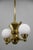 Gold Art Deco Brass and Glass Chandelier from Gocar, 1910s For Sale - Image 8 of 11