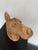 Brown 1960s Carved Life Size Wood Horse Head For Sale - Image 8 of 13