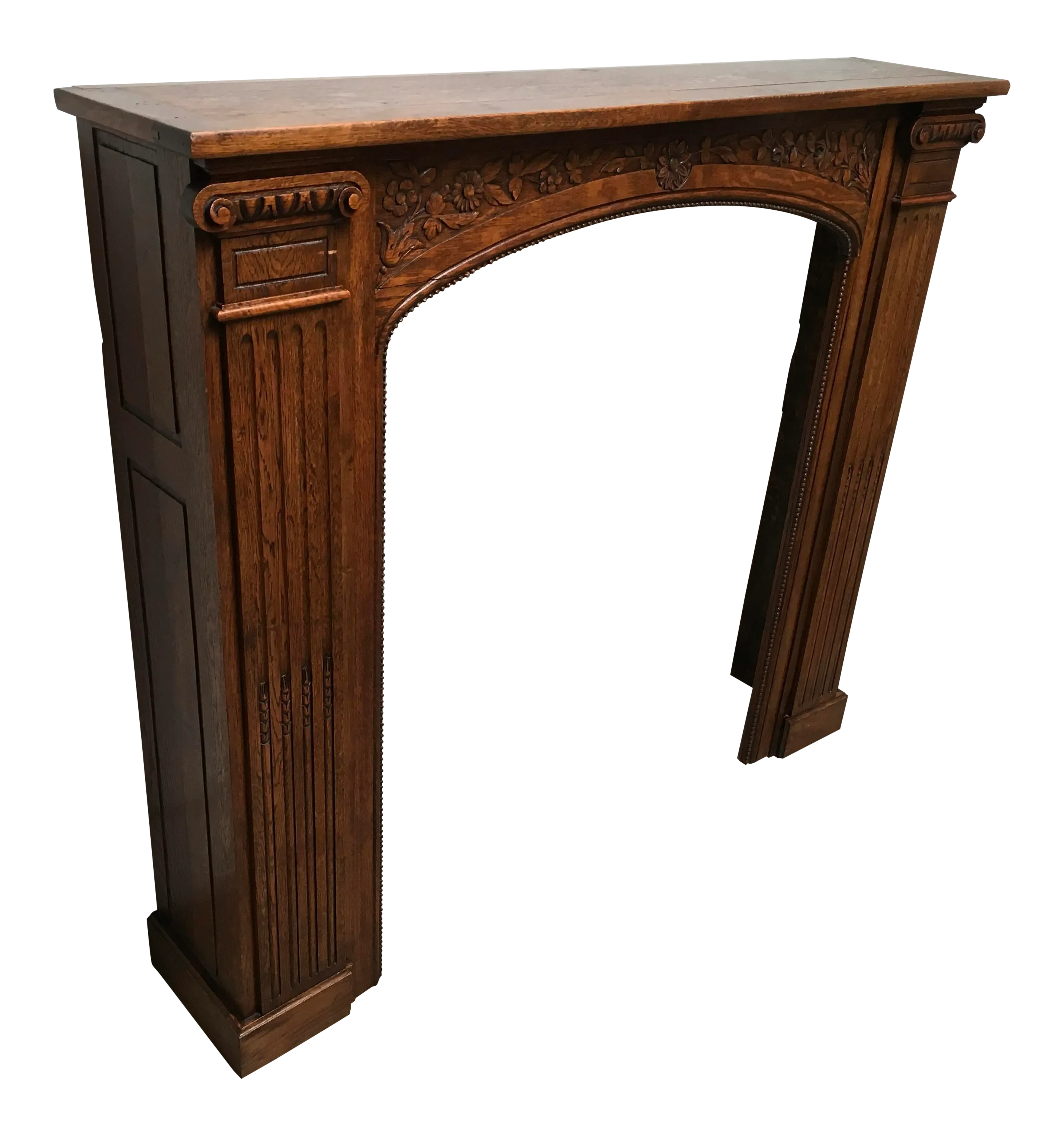 cheapest deals on sale Antique Hand Carved Mantels Oak Antique Fireplace  Mantle and - linguisticfactory.ai
