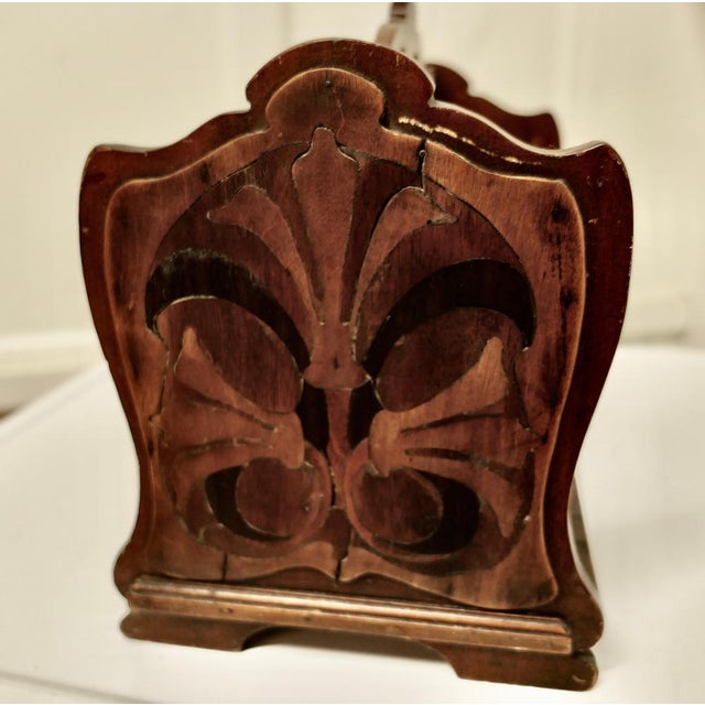 Wood Marquetry Occasional Book Tidy, 1920 For Sale - Image 7 of 8