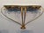 Mid-Century Modern Mid-Century Italian Blue Glass Gold Iron Console Table by Pier Luigi Colli, 1950 For Sale - Image 3 of 16