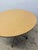 Wood Charles and Ray Eames Round Oak Veneer Pedestal Dining Table for Herman Miller For Sale - Image 7 of 13