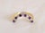 An elegant vintage british dress ring by h m, crafted in solid 18-carat yellow gold and set with brilliant-cut diamonds...