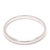 Early 21st Century Thin Plain Band Ring, Platinum, Ring Size 6.5, Stackable For Sale - Image 5 of 7