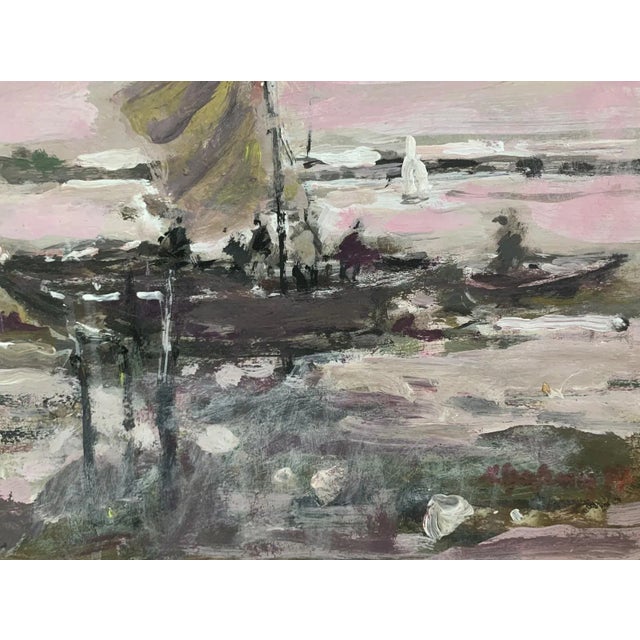 Magdalena Spasowicz, Boats, Oil on Board For Sale - Image 4 of 5