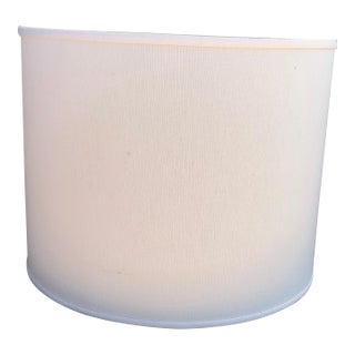Vintage Oval Linen Lampshade – 2 Available For Sale