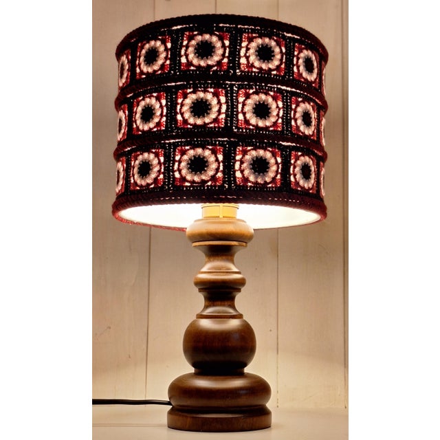 Vintage German Table Lamp in Walnut by Temde, 1970s | Chairish
