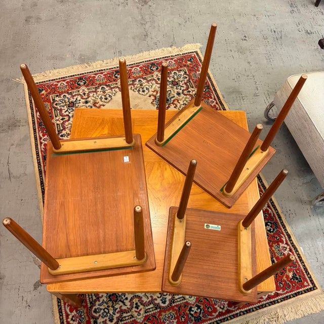 Bramin Mobler Danish Teak Nesting Tables - Set of 3 For Sale - Image 15 of 15