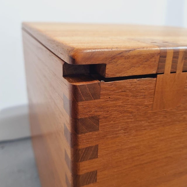 Brown Danish Teak Side Table and Storage Box from Salin Mobler, 1960s For Sale - Image 8 of 18
