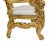 Wood Set of Hand Carved Gilt Throne Armchairs with Lions Heads For Sale - Image 7 of 10