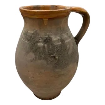 Antique Hungarian Folk Art Pottery For Sale