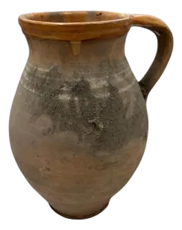 Antique Hungarian Folk Art Pottery