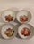 Vintage German Porcelain Harvest Fruit Plates, Pedestal Stand & Nut Bowls - Set of 7 For Sale - Image 10 of 15