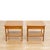 Wood Pair of Vintage Nightstands by Nathan Furniture, Attributed For Sale - Image 7 of 9