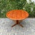 Mid-Century Modern Vintage 1970s Danish Modern Teak Pedestal Base Extension Dining Table For Sale - Image 3 of 12