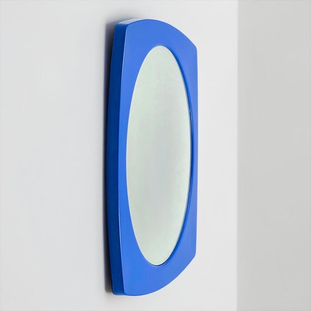 French Space Age Mirror with Plastic Frame, 1970s For Sale - Image 9 of 12