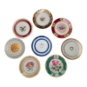 White House China Patterns Collector Plates