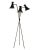 Three-Armed Floor Lamp, 1950s For Sale - Image 17 of 18