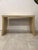 Extraordinary Italian Art Deco parchment console table from the 1940s, originating from a Roman residence. This piece is...