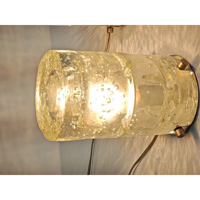 Murano Glass Wall Lamps by Albano Poli for Poliarte, 1960, Set of 2 For Sale - Image 13 of 15