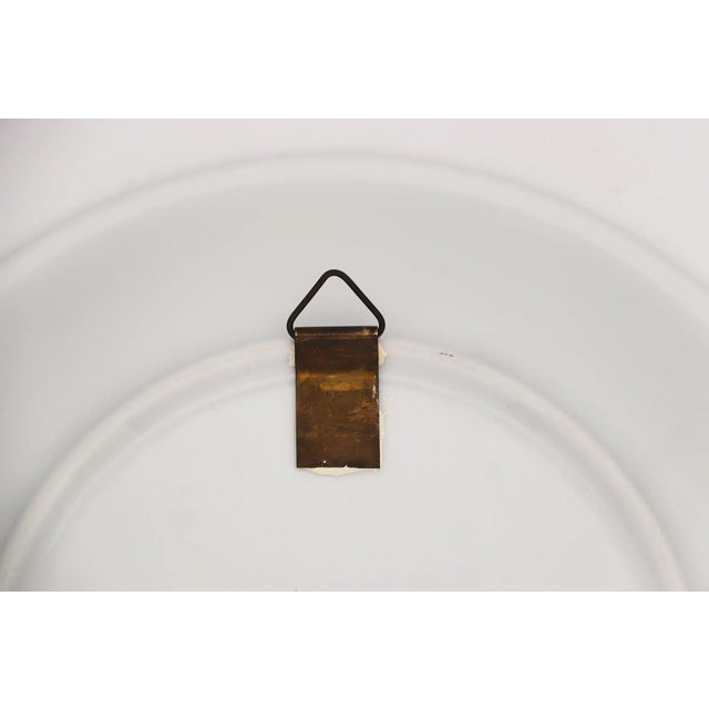 1970s Portuguese Modernist Porcelain Wall Plate, Vista Alegre, Portugal For Sale - Image 11 of 11