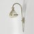 Silver Mid-Century Modern Italian Metal Wall Lamp attributed to Sergio Mazza for Artemide, 1960s For Sale - Image 8 of 18