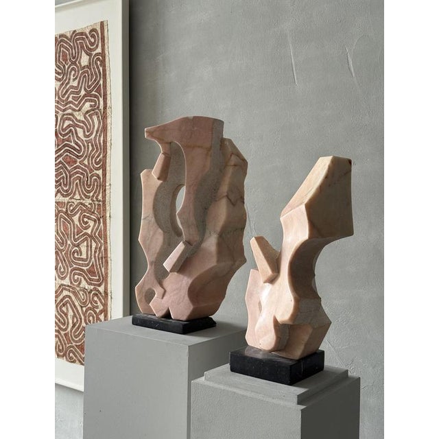 Jesus Castello, Two Abstract Sculptures, Marble For Sale - Image 4 of 13