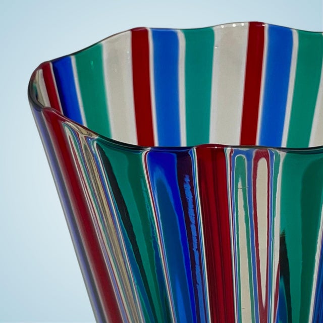 1950s Murano Glass Vase by Gio Ponti for Venini, 1960s For Sale - Image 5 of 10
