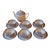 Chinese Blue & White Dragon 13 Piece Tea Set For Sale