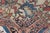 Antique Persian Sultanabad Rug in Ivory Background, Blue, Salmon & Multi Colors For Sale - Image 16 of 17