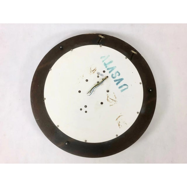 Illuminated Round Wall Mirror in Ceramic from Müller, 1970s For Sale - Image 6 of 8