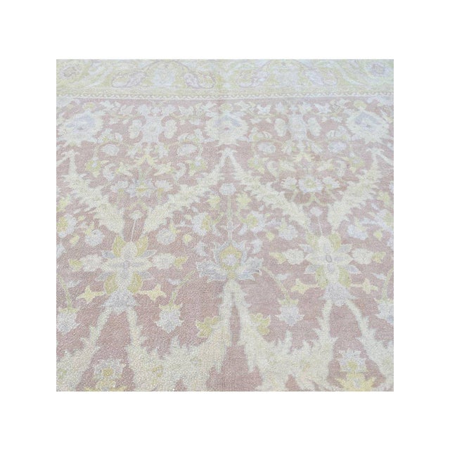 1990s Old Turkish Oushak Area Rug 10x17 For Sale - Image 4 of 8