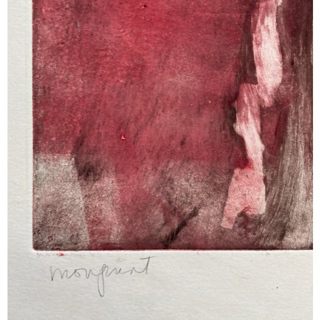 1990s 1995 Abstract Color Etching by Nichols For Sale - Image 5 of 5