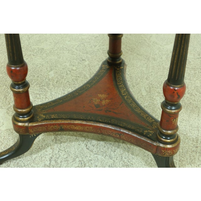 Maitland Smith Leather Wrapped Decorated Center Table For Sale In Philadelphia - Image 6 of 10