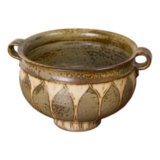 Danish Ceramic Vase by Johannes Andersen, 1940s For Sale