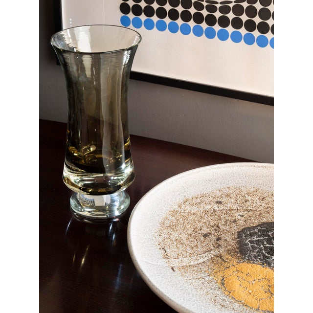 Large Decorative Plate in Stoneware by Carlo Zauli, Faenza, Italy, 1978 For Sale - Image 6 of 13