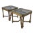 Late 20th Century Pair of Neoclassic Tables Architectural Florentine For Sale