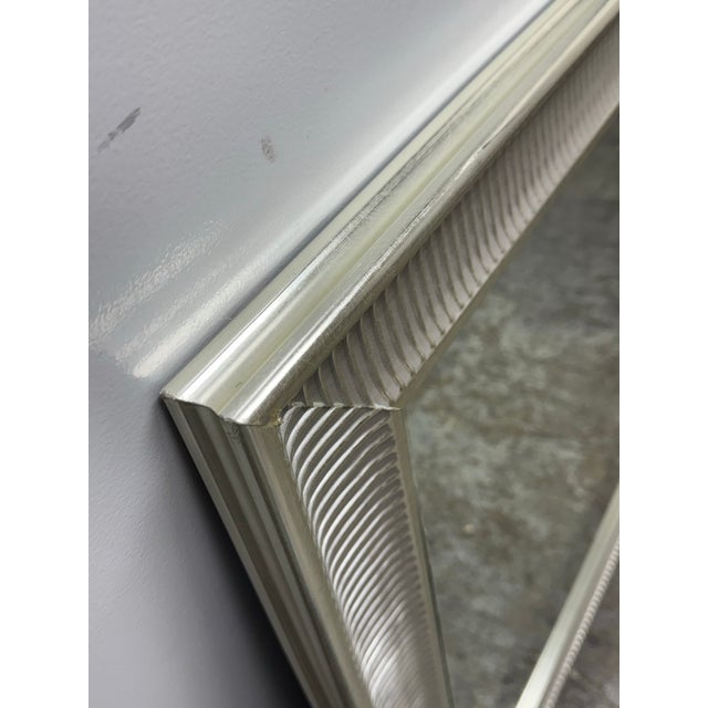 Contemporary Fluted Rectangular Wall Mirror For Sale In San Francisco - Image 6 of 12