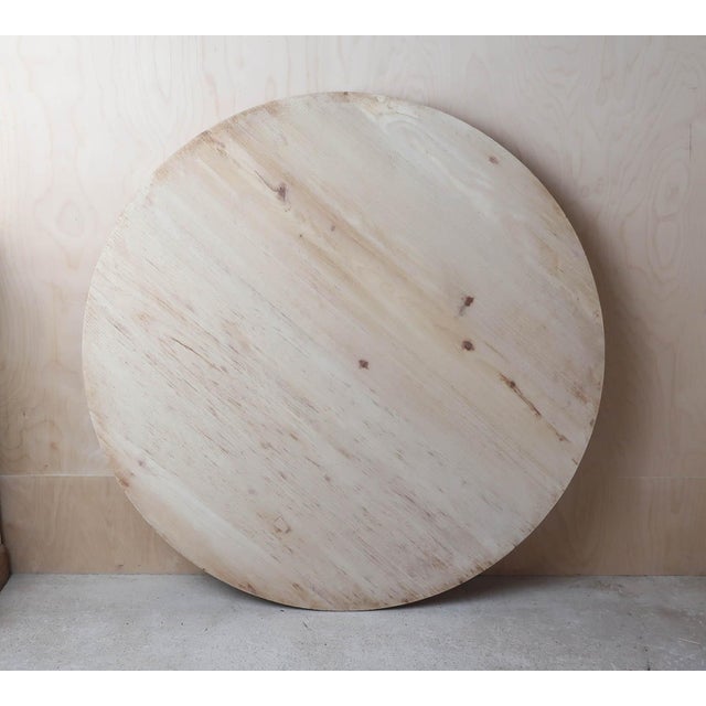 Large Antique English Palladian Style Round Bleached Table, 1835 For Sale - Image 9 of 14