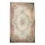 Antique French Aubusson Rug, Handwoven Wool, Floral Pattern, Ivory & Pale Green, 12' X 18' For Sale