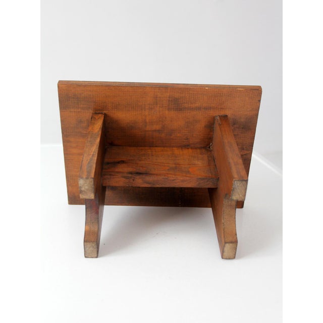 Vintage Wood Step Stool For Sale - Image 12 of 13