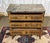 Transitional Style Walnut Commode with Marble Top, 1950s For Sale - Image 11 of 18