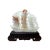 Figurative Chinese White Jade Stone Flags Ship Vessel Fengshui Display Figure For Sale - Image 3 of 7