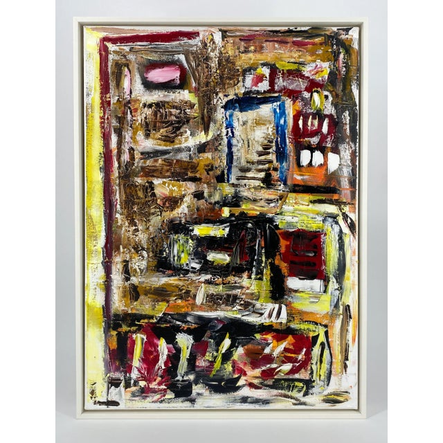 One painting * Acrylic painting * On primed canvas * Canvas stretched on a stretcher * By Helmut Riegel * Despite the...