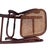 Antique Vienna Secession Bent Oak & Caine Rocking Foot Stool W/ Braces Attributed to Thonet No.7001 For Sale In Los Angeles - Image 6 of 7