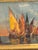 Venetian Watercolor of Sailing Ships For Sale - Image 9 of 10