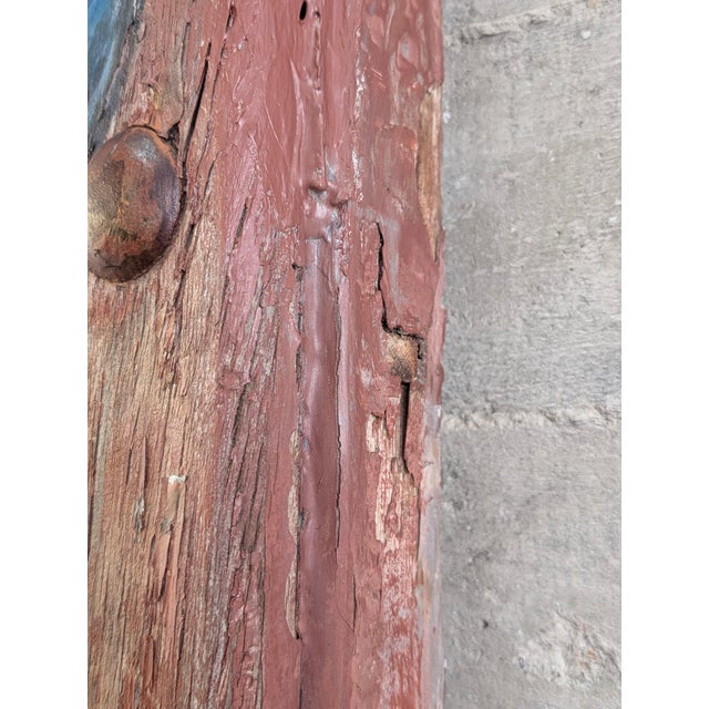 19th Century Spanish Farmhouse Gate with Marine Mural of Tuna For Sale - Image 18 of 18
