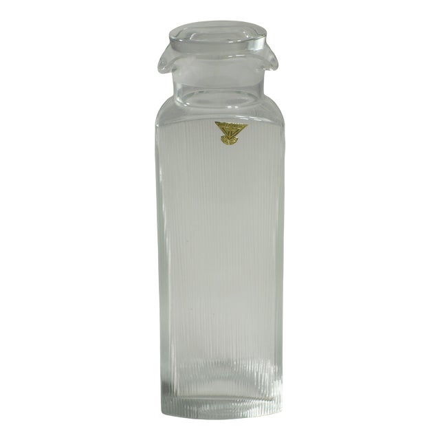 Glass Bottle ISI by Lennart Andersson, Sweden, 1960s For Sale