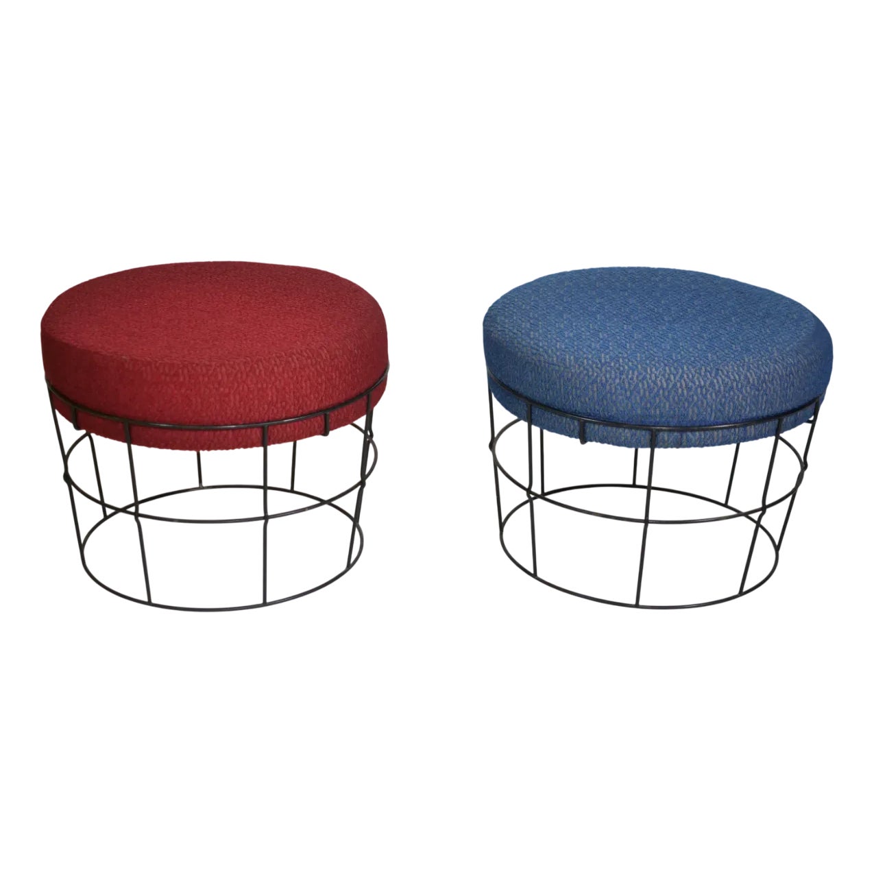 String Stools in the style of Panton, 1970s, Set of 2 | Chairish